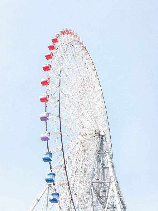 Rainbow ferris wheel! Spotted on our babymoon to Japan