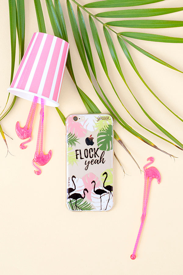 Flock yeah phone case. Design by Make and Tell, available from Gocase
