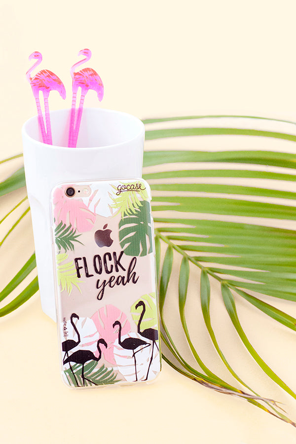 Flock yeah phone case. Design by Make and Tell, available from Gocase