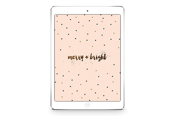 Merry + bright desktop wallpaper