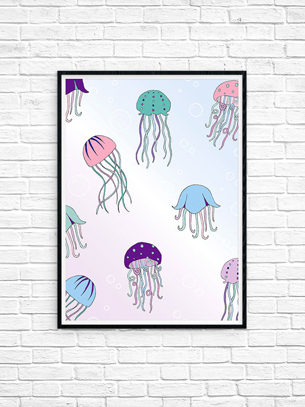 Jellyfish printable wall art