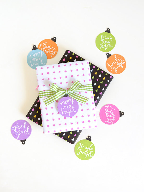 printable bauble gift tags