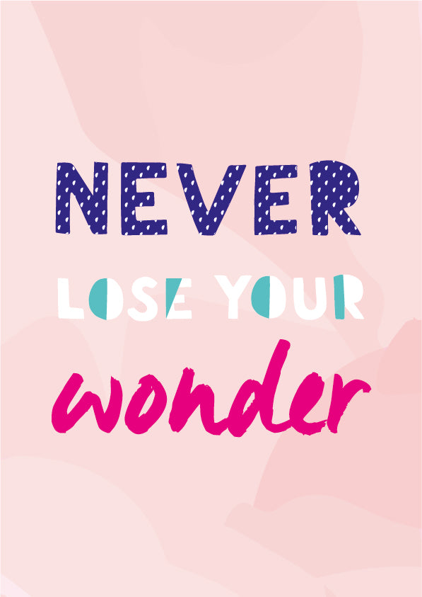 November Print It | Never Lose Your Wonder