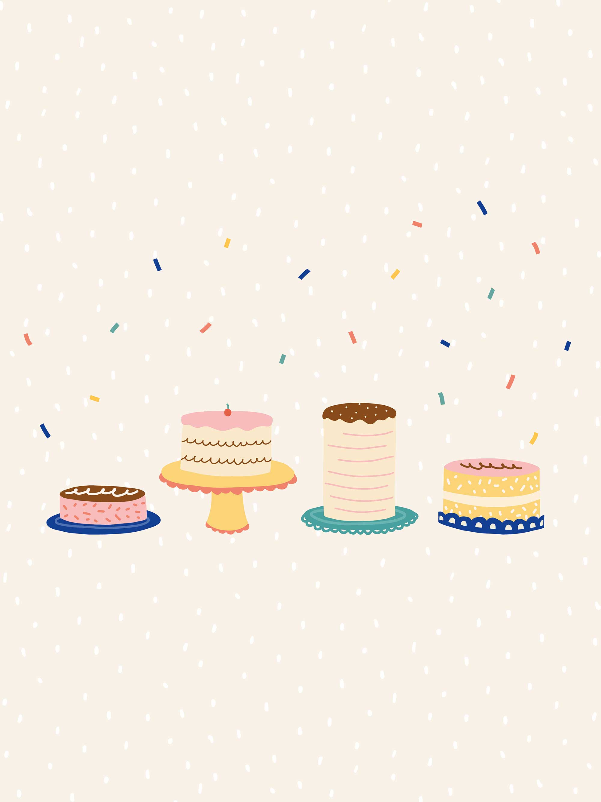 Cake party wallpaper - free download for desktop, tablet and phone