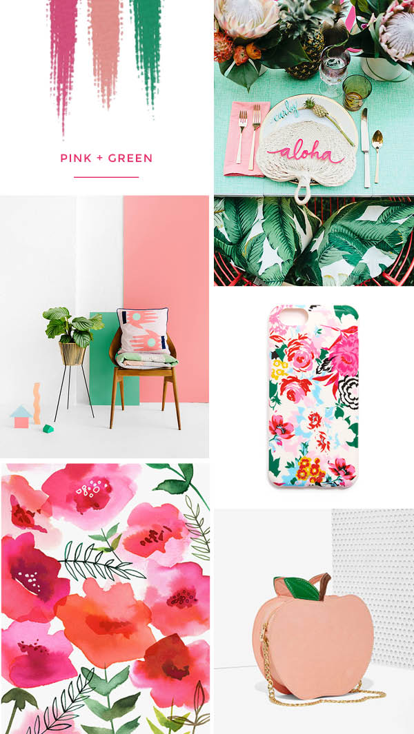 Life in colour | Tropical pink and green