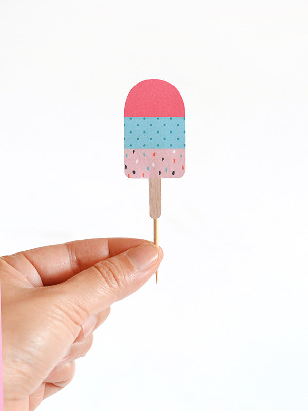 printable popsicle cake toppers