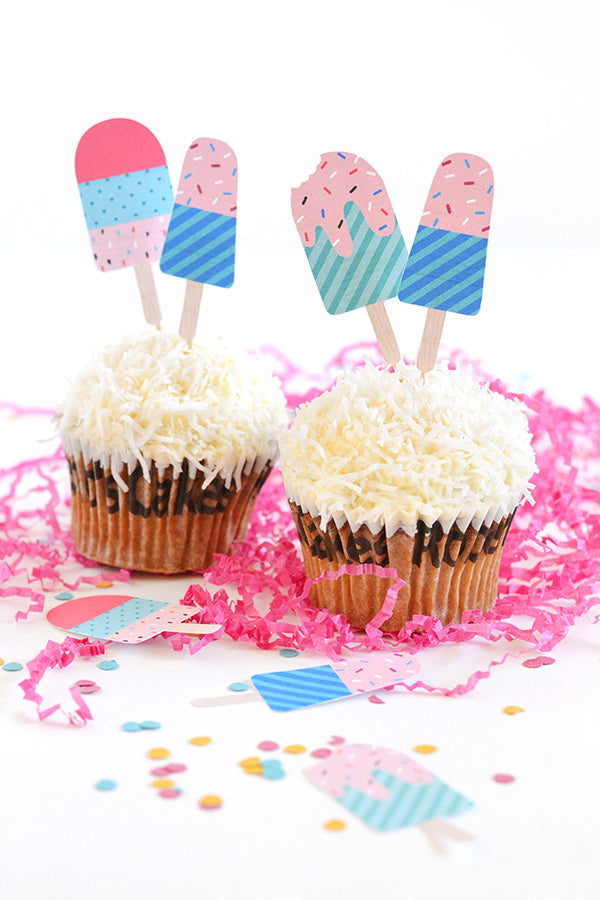 printable popsicle cake toppers
