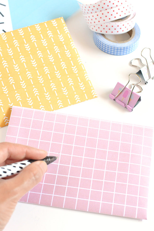 DIY printable patterned envelopes