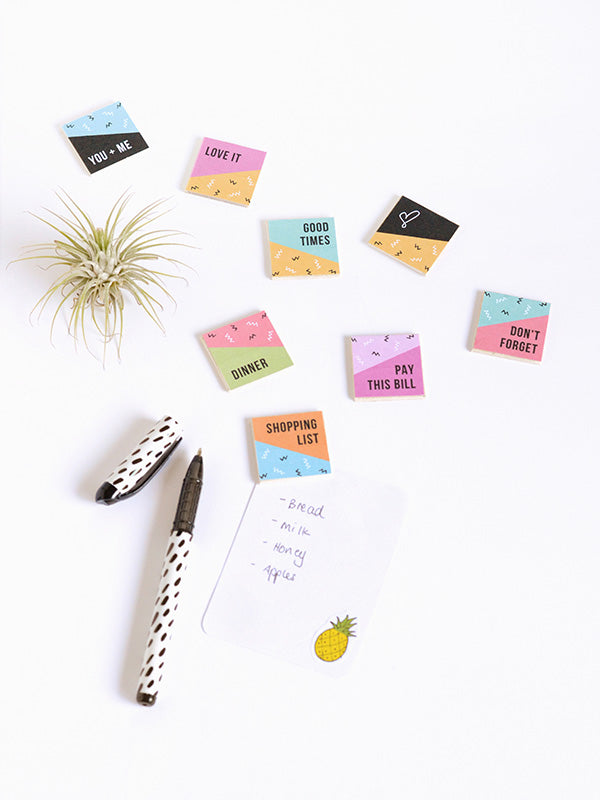 Make it | Printable reminder magnets for Curbly