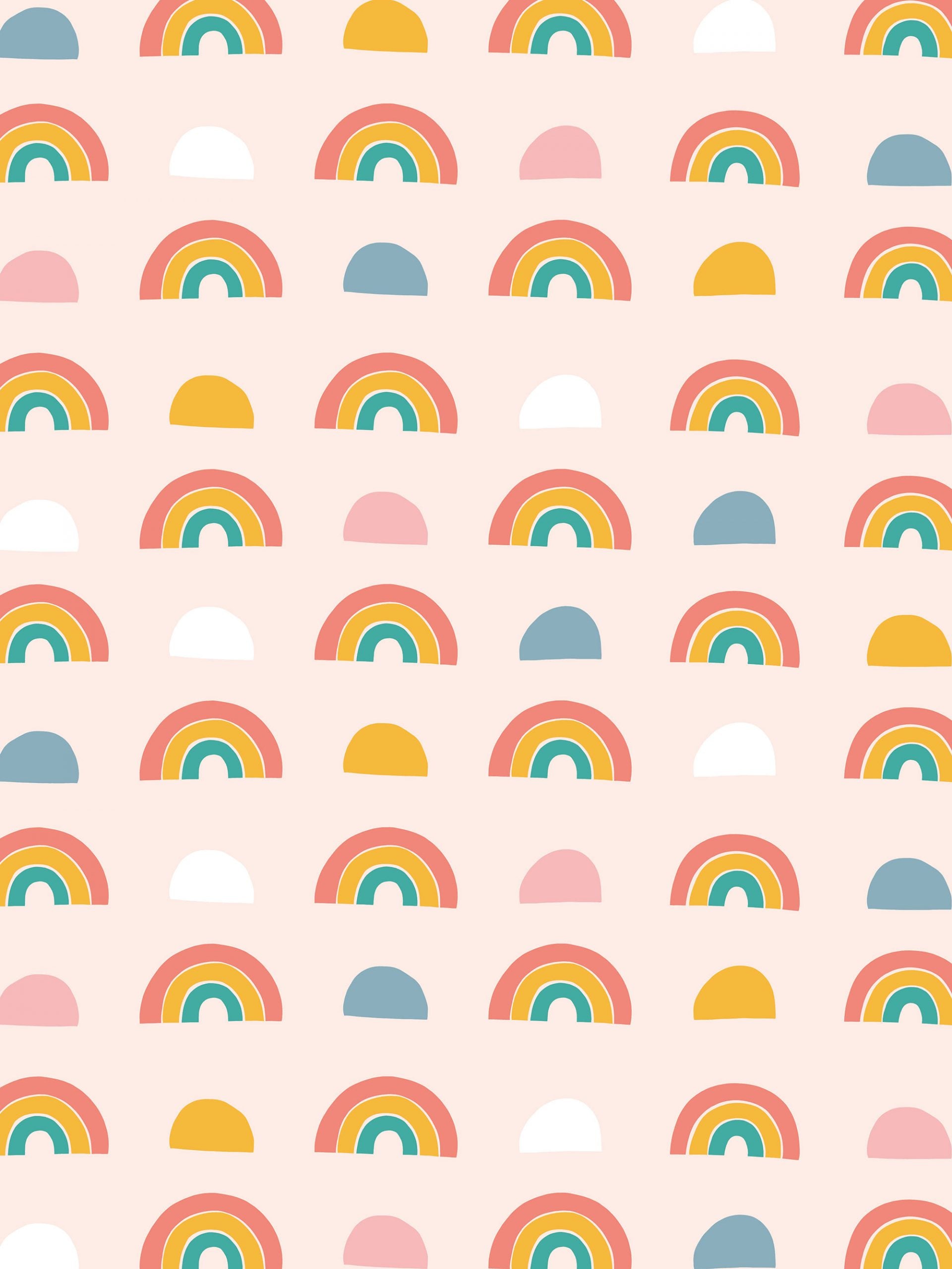 Rainbow pattern wallpaper - free download for desktop, tablet and phone