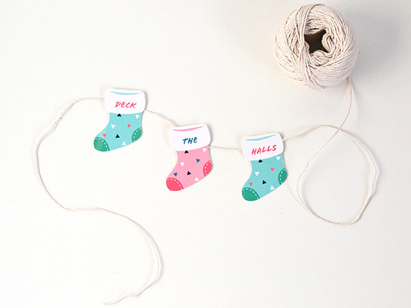 Printable stocking gift tags