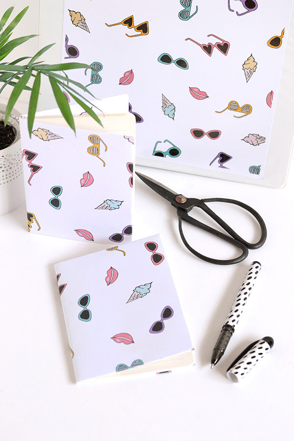 Summer lovin' notebook covers