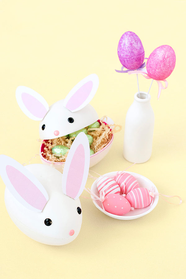 DIY treat-filled easter bunnies