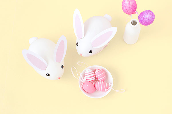 DIY treat-filled easter bunnies