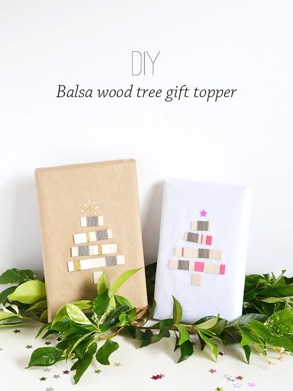 DIY Christmas tree gift topper – makeandtell