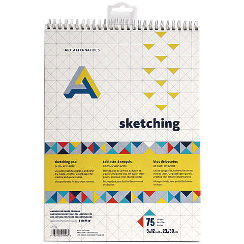 Clairefontaine, 96621, GraF it 6 x 8 Sketch Pads - Blank 80 sheets