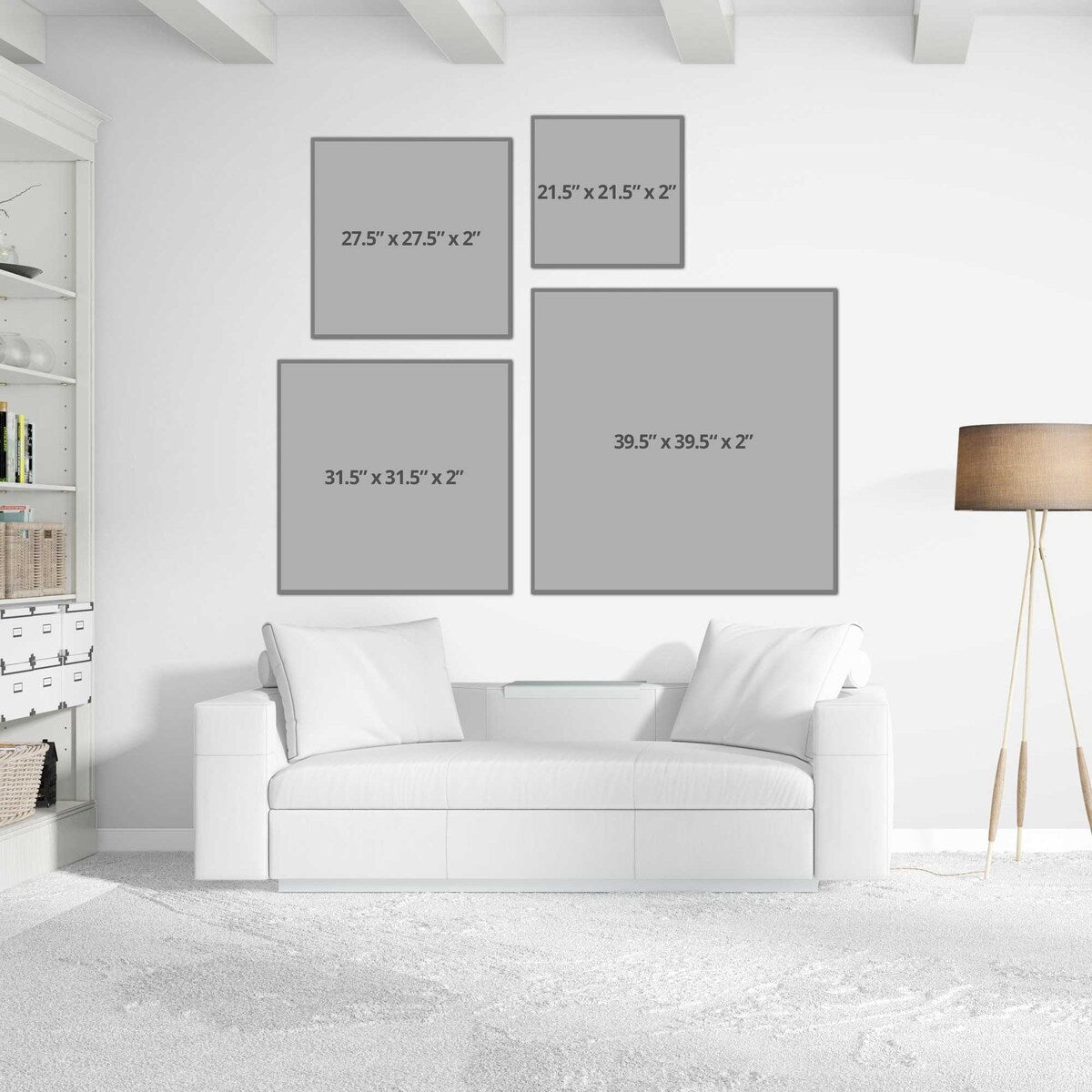 "Birch Grove East" by Carol Robinson Print on Floating Canvas - Image 5