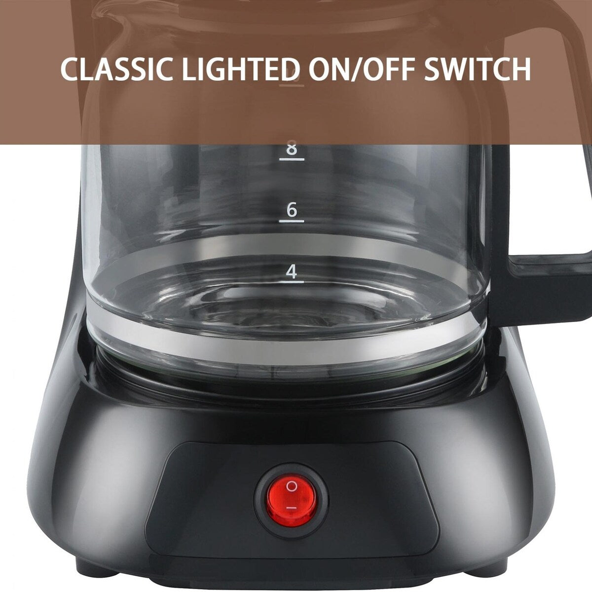 Fast Heating Coffee Machine, Heat Preservation, Intelligent Anti-Drip