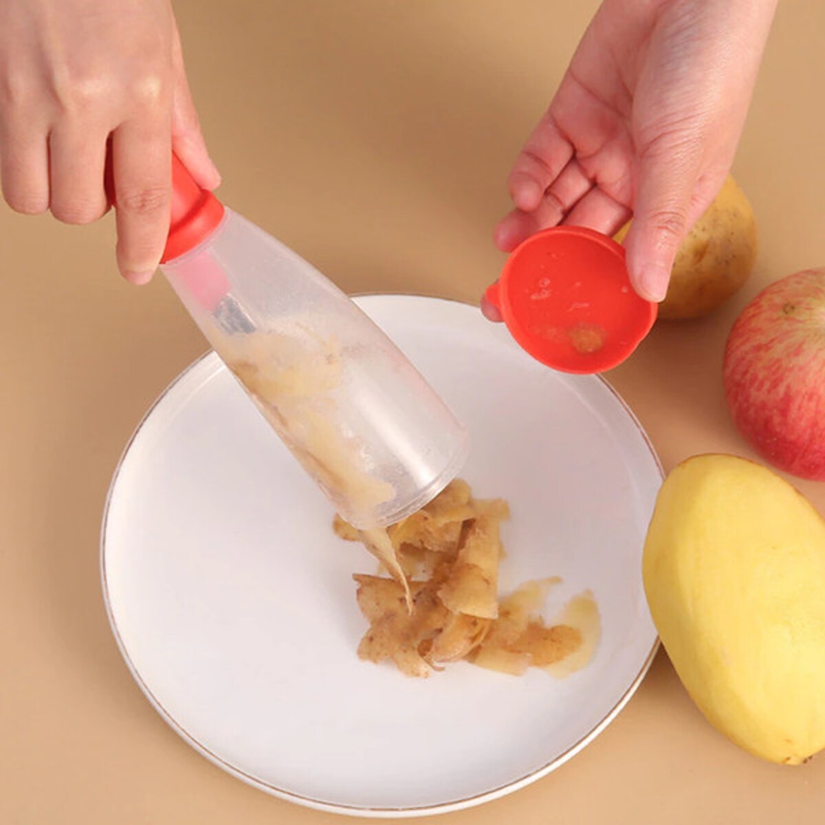 Vegetable Peeler with Container