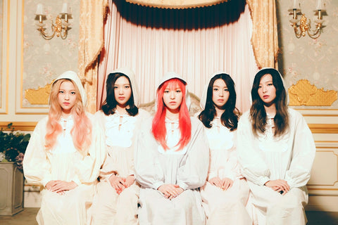 K-pop girl group Red Velvet from "One of These Nights" era. 