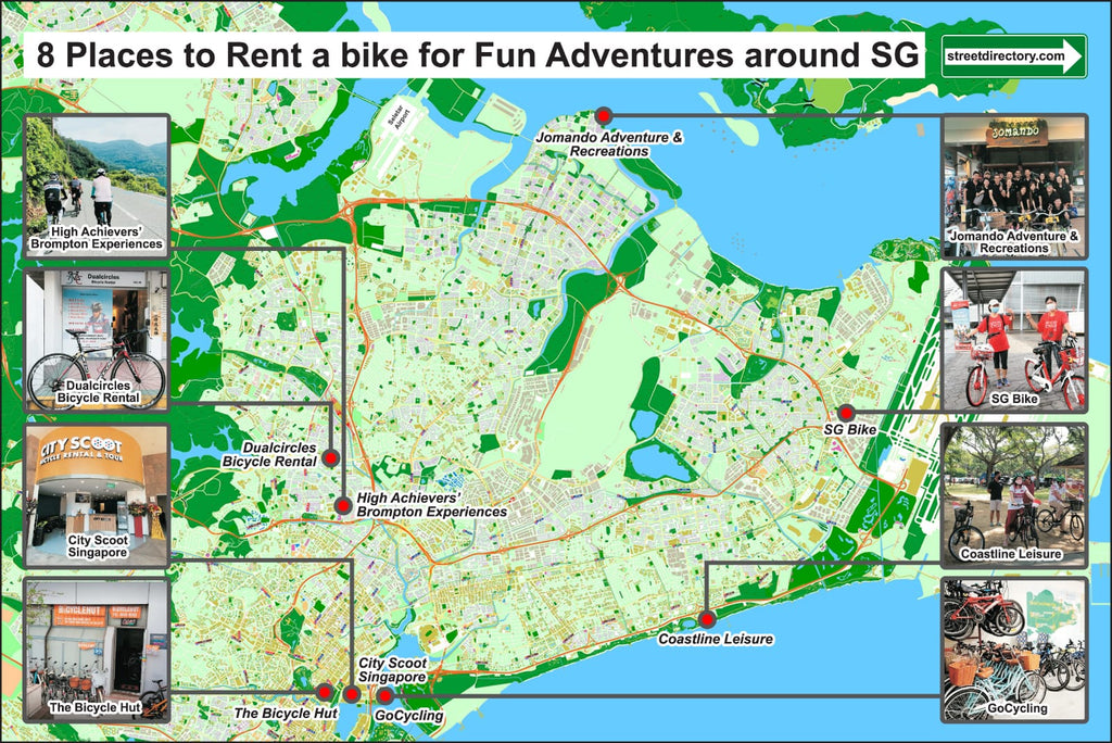 8 Places to rent your bikes