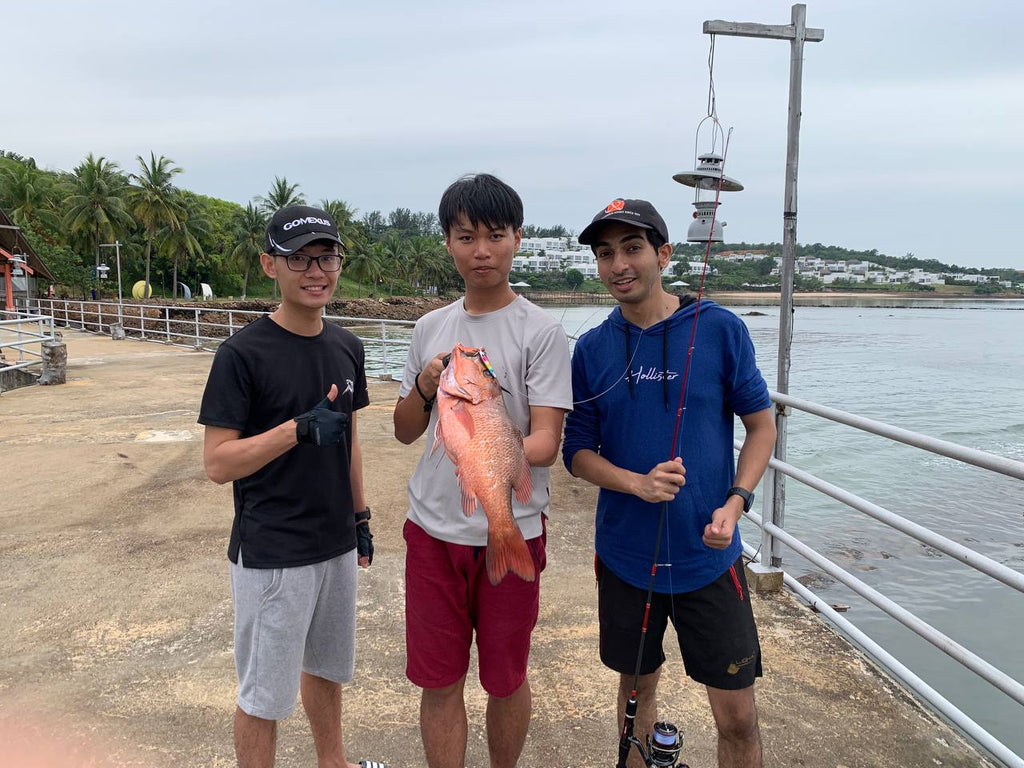 Fishing at Batam View Beach Resort Jetty