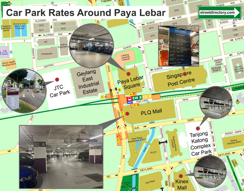 Parking Rates Around Paya Lebar