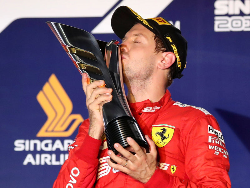 5 times F1 champion Sebastian Vettel Secret to winning the Singapore Grand Prix