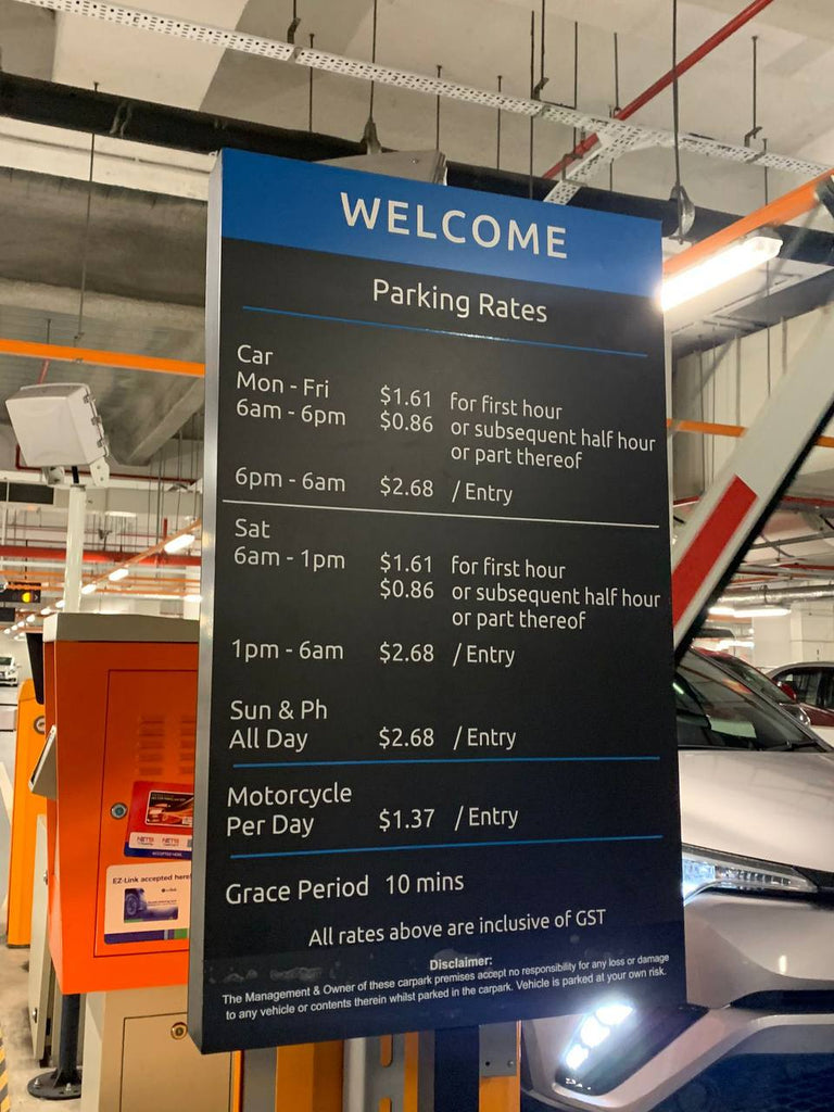 SingPost Centre Parking Rates