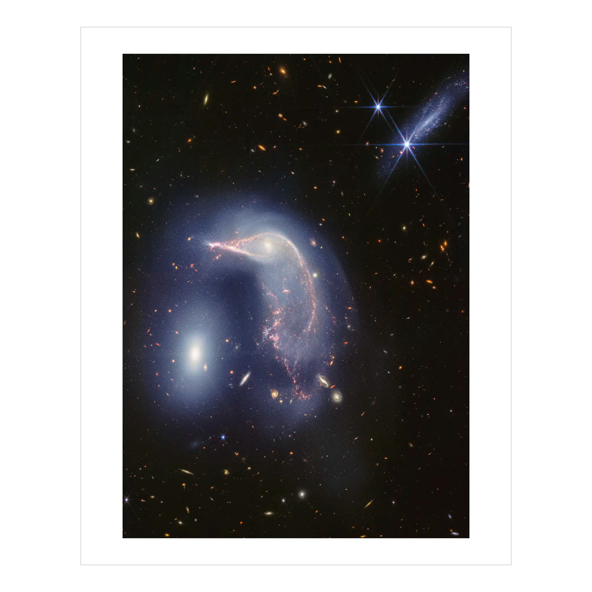 Interacting Galaxies Arp 142 (NIRCam)