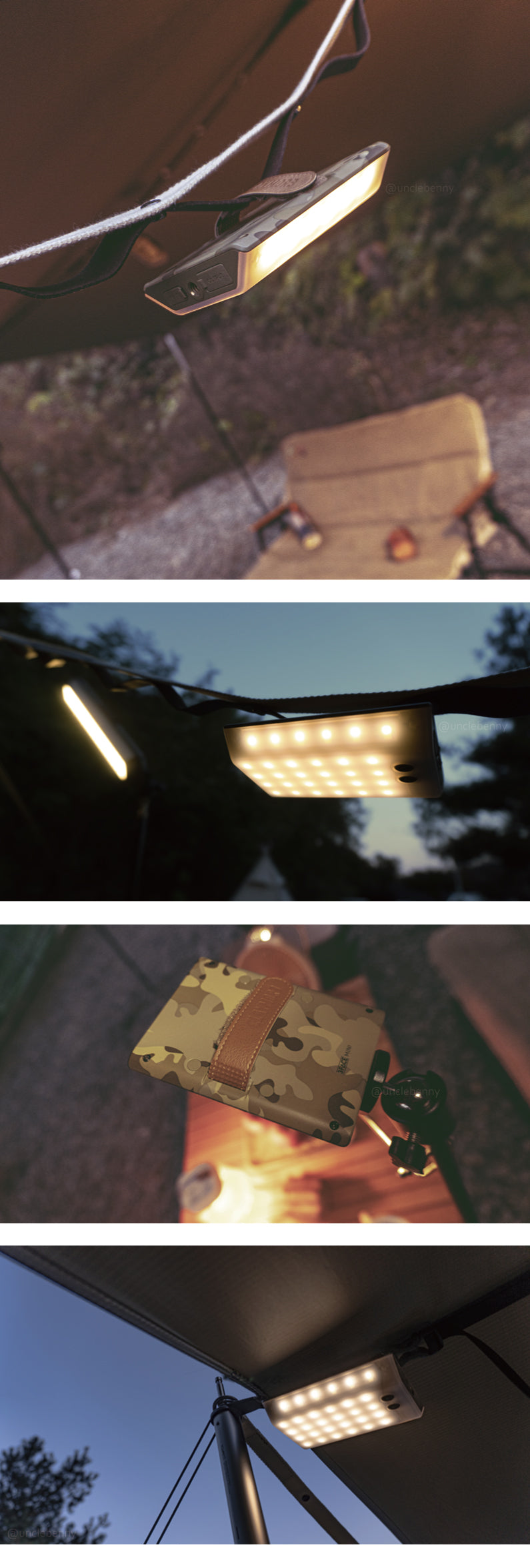 CLAYMORE • 20週年限定 #迷彩版 3D廣角LED露營燈 3Face Mini Limited Edition CAMO