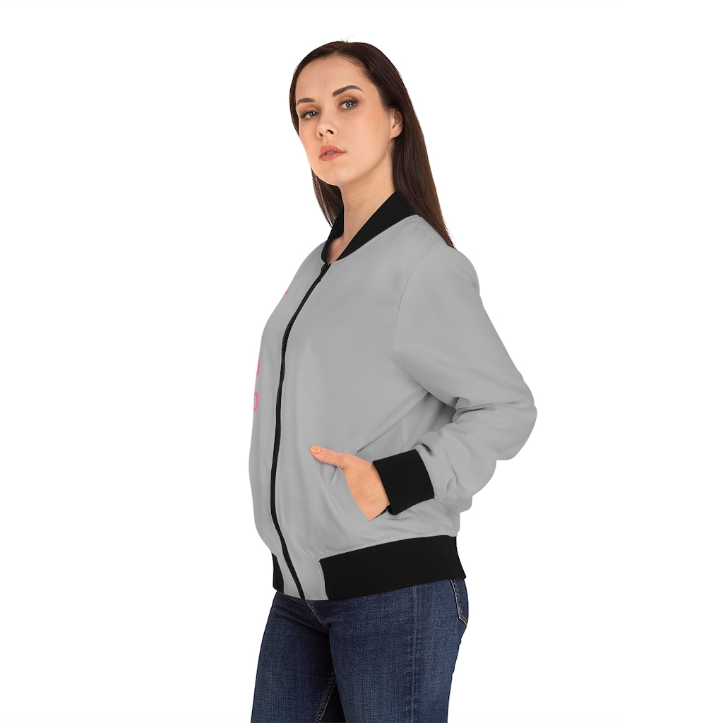 TLOD Crown Women's Bomber Jacket (Gray) – Mscaldwelldesigns