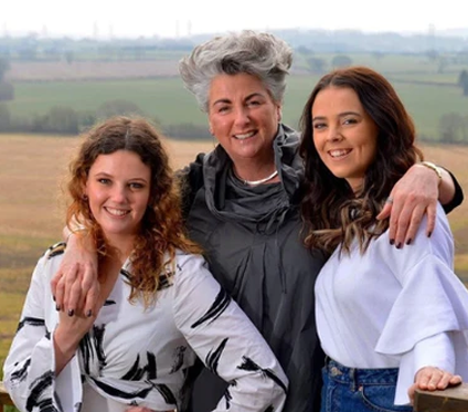 Image of Co-Founders Darcy Laceby and Maxine Laceby, with Margot Laceby