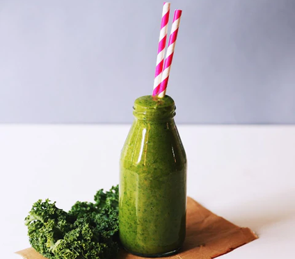 Image of a green superfood smoothie