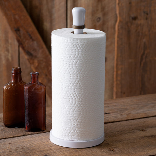 August Grove® Wood Free-Standing Paper Towel Holder