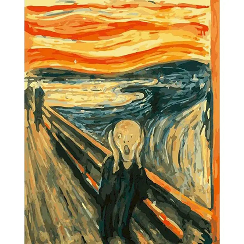 Edvard Munch's The Scream Paint by Numbers Kit