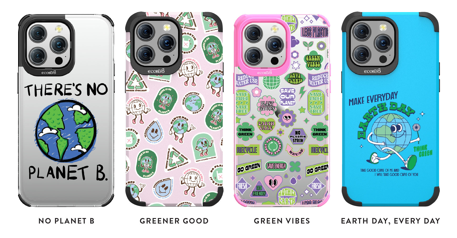 Planet In Action - Earth Day Designs For Environmental Activism on Eco-Friendly Phone Cases