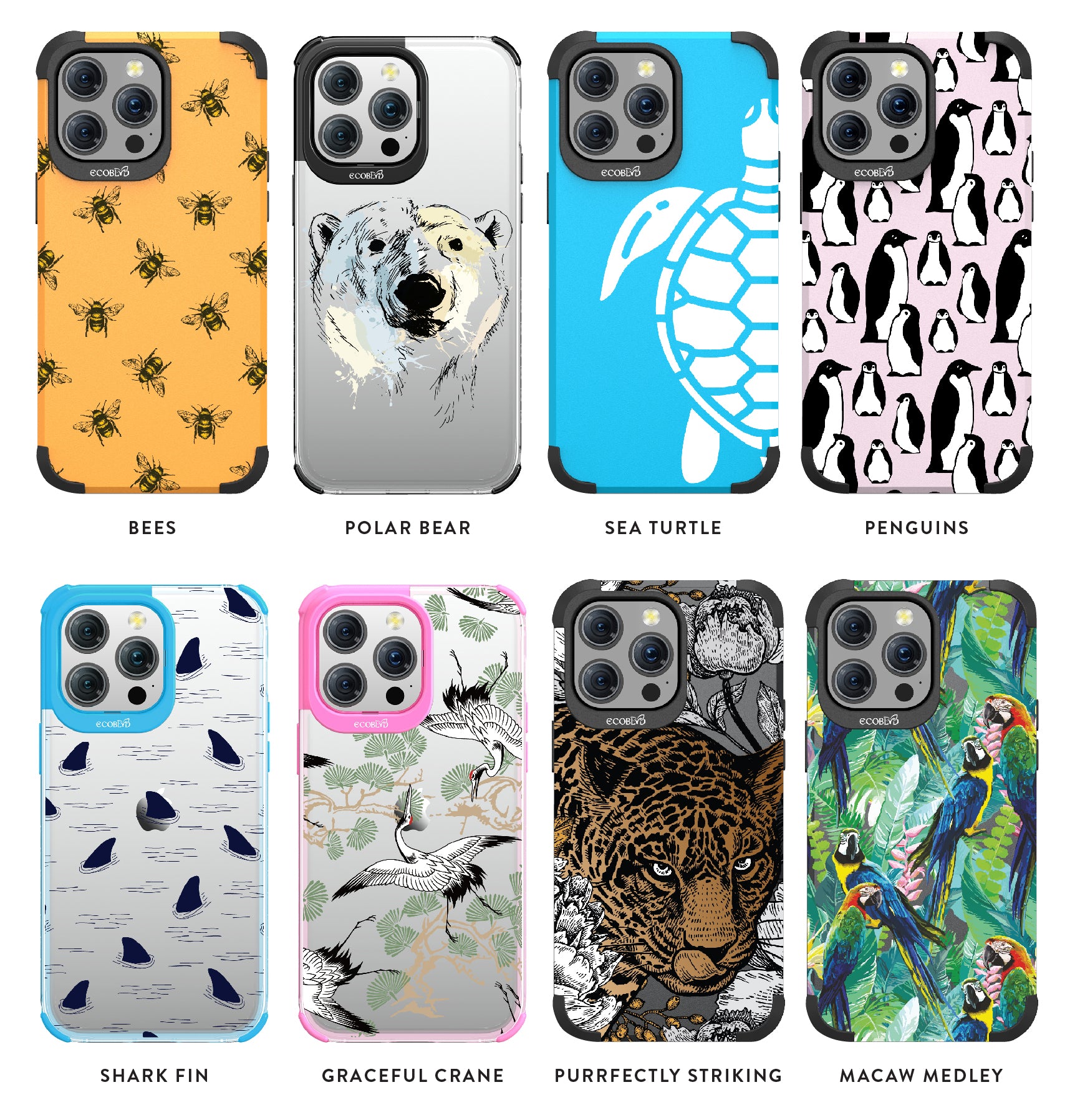 EcoBlvd Compostable Phone Cases That Support Endangered Animals
