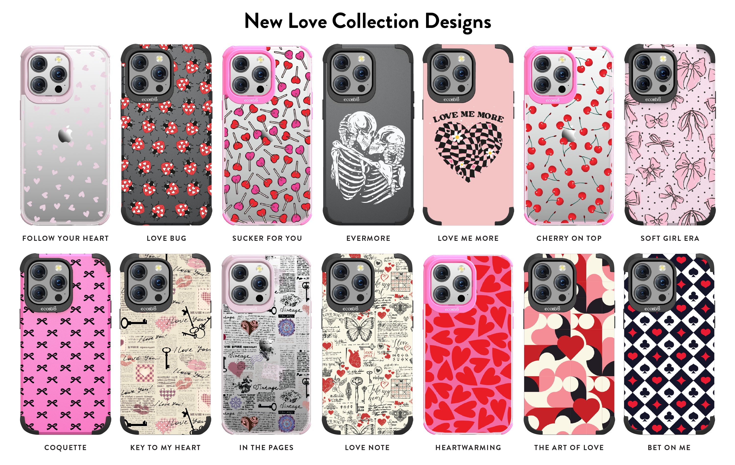 EcoBlvd's 14 New Love Collection Designs On Eco-Friendly Phone Cases