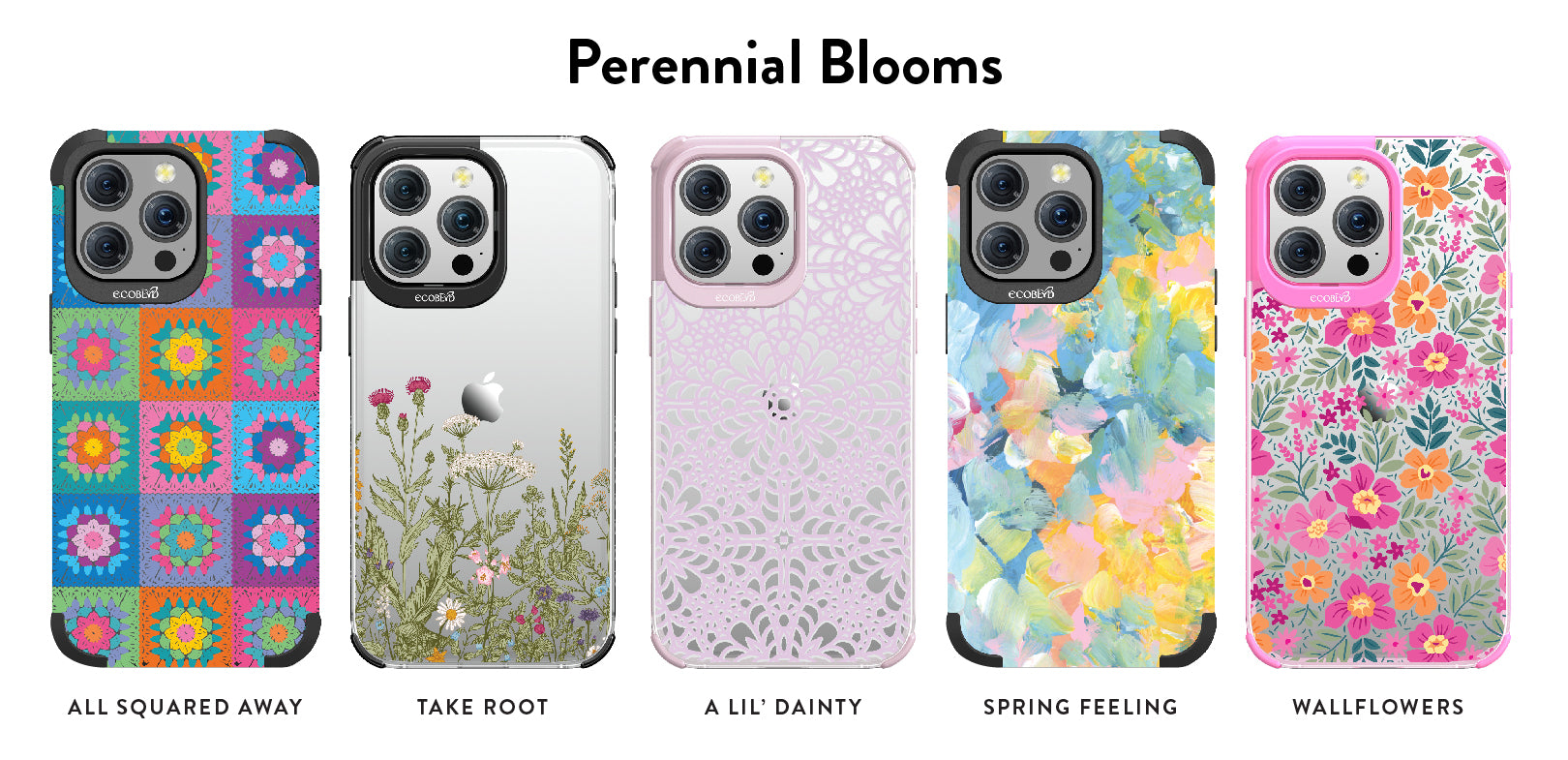 Perenial Blooms - Classic Spring Designs On Eco-Friendly Phone Cases