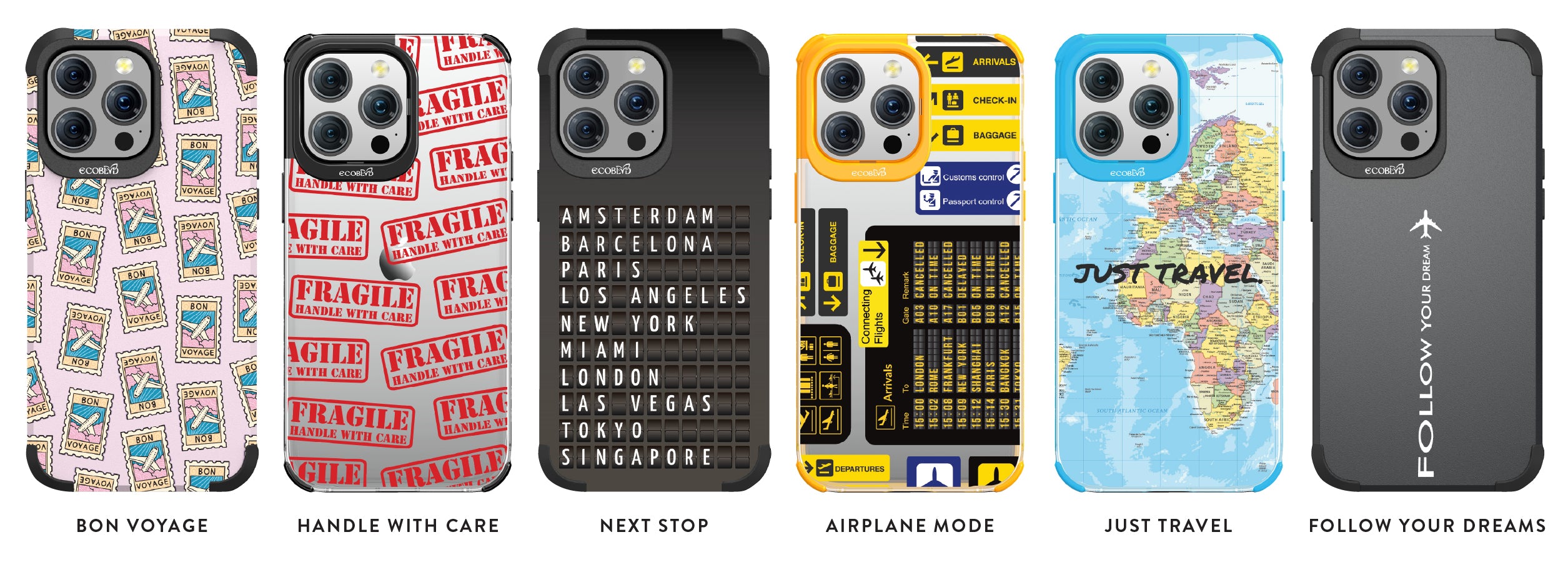 Pack Your Bags With EcoBlvd's Travel Phone Case Designs