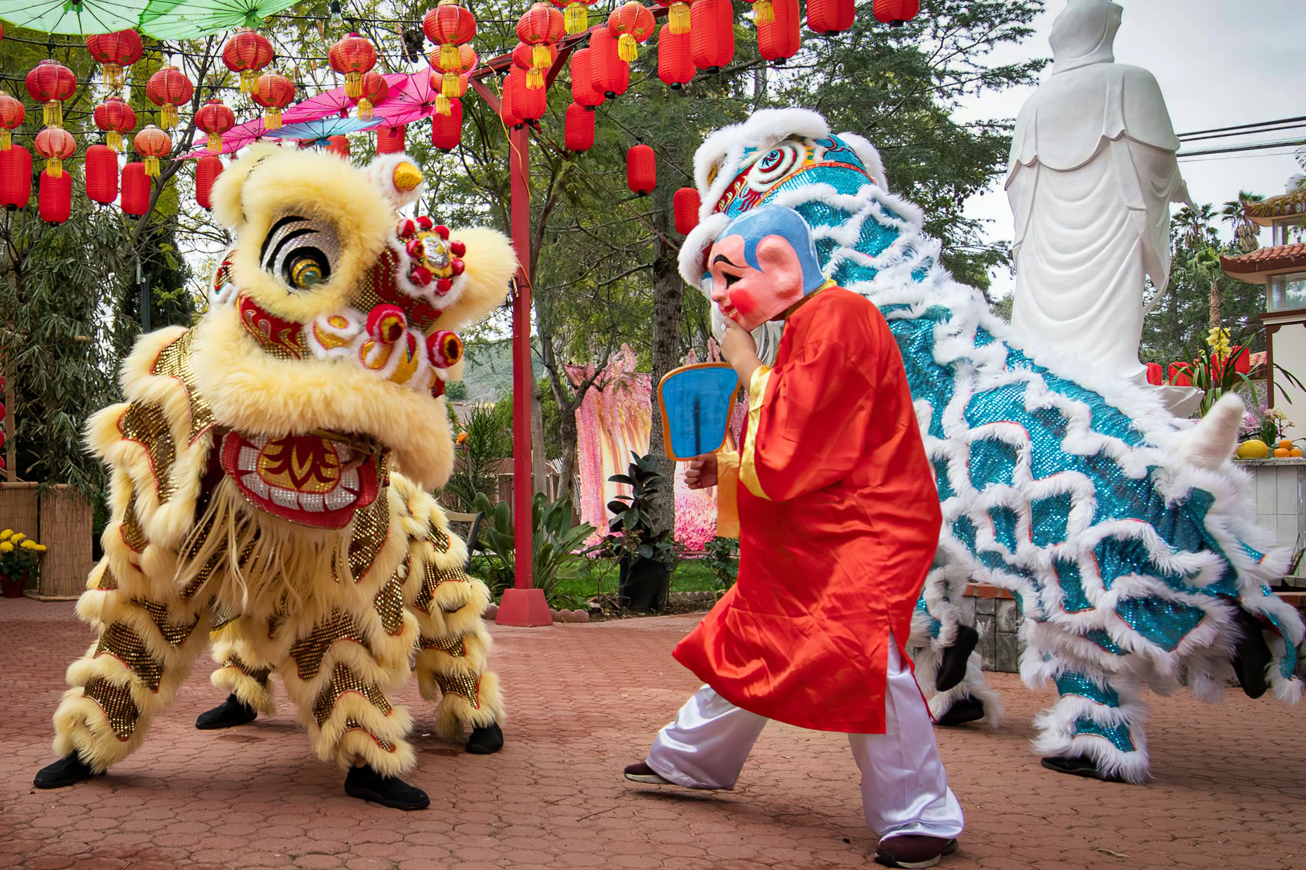 Traditional Spring Festival Dragon Dance