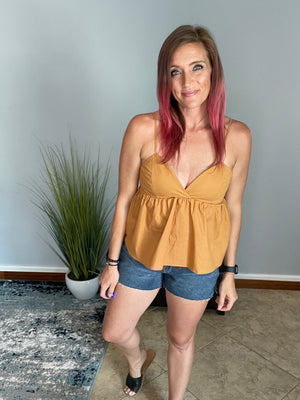 The Spring Flowers Tie Back Top - Dot + Dash Boutique