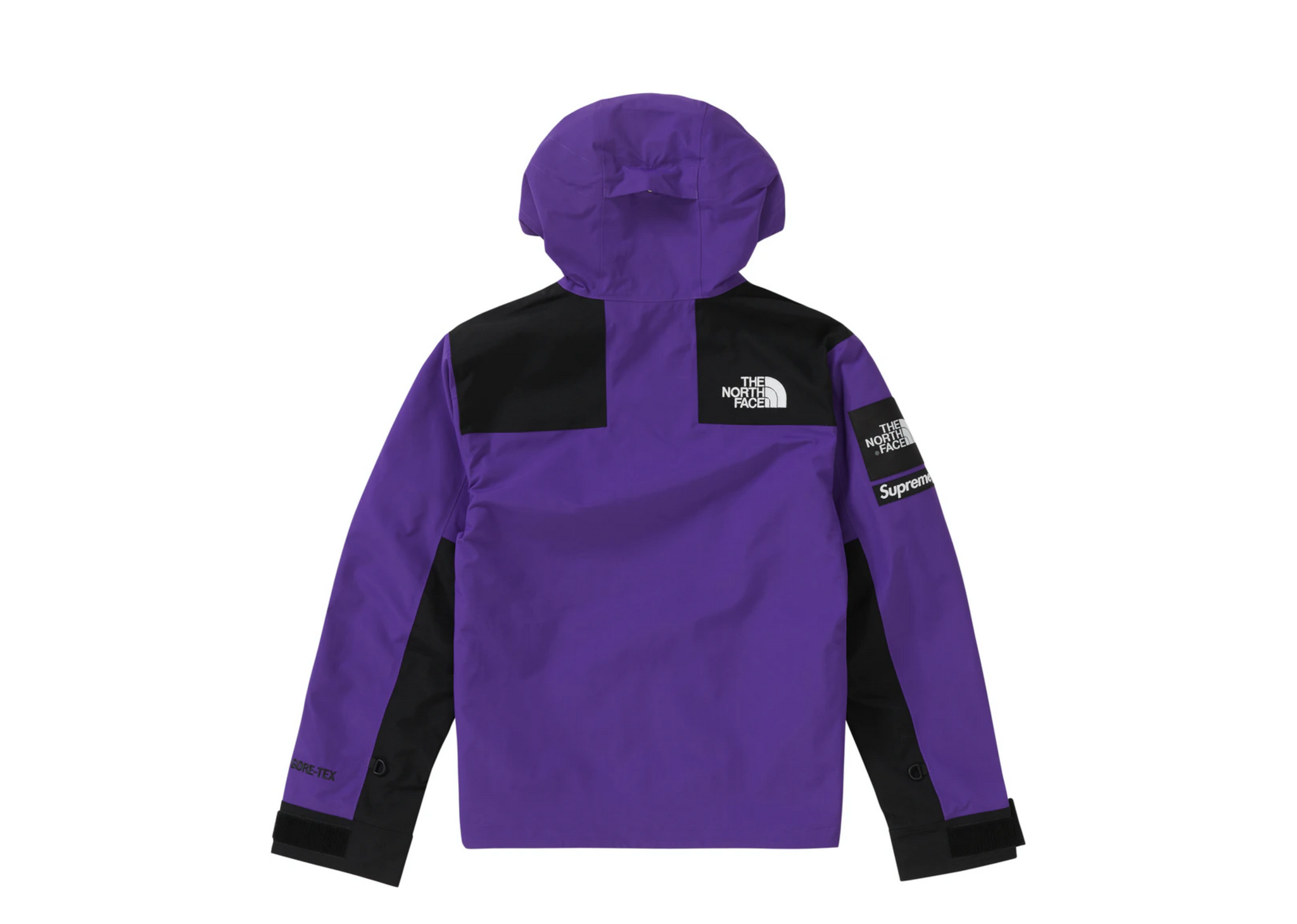 north face supreme purple