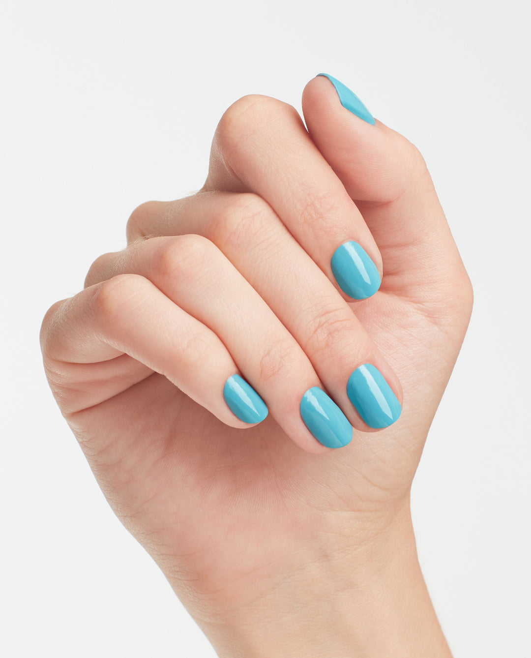 OPI Can't Find My Czechbook Blue Nail Polish Mani