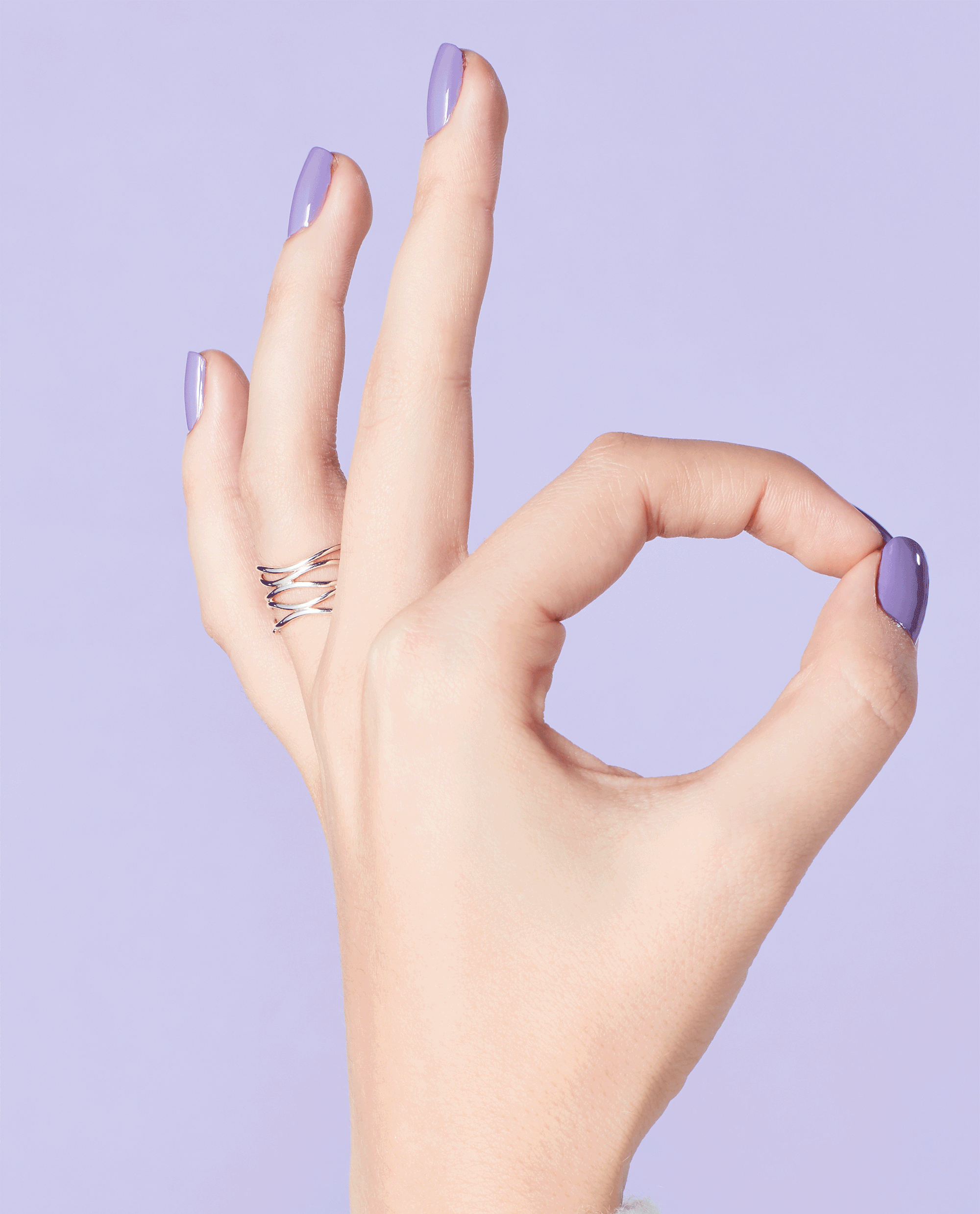 OPI Do You Lilac It? Purple Nail Polish GIF