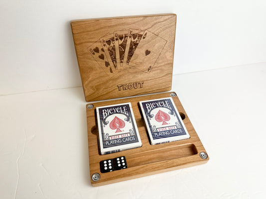 Custom Wood Playing Card Box – Trout Workshop