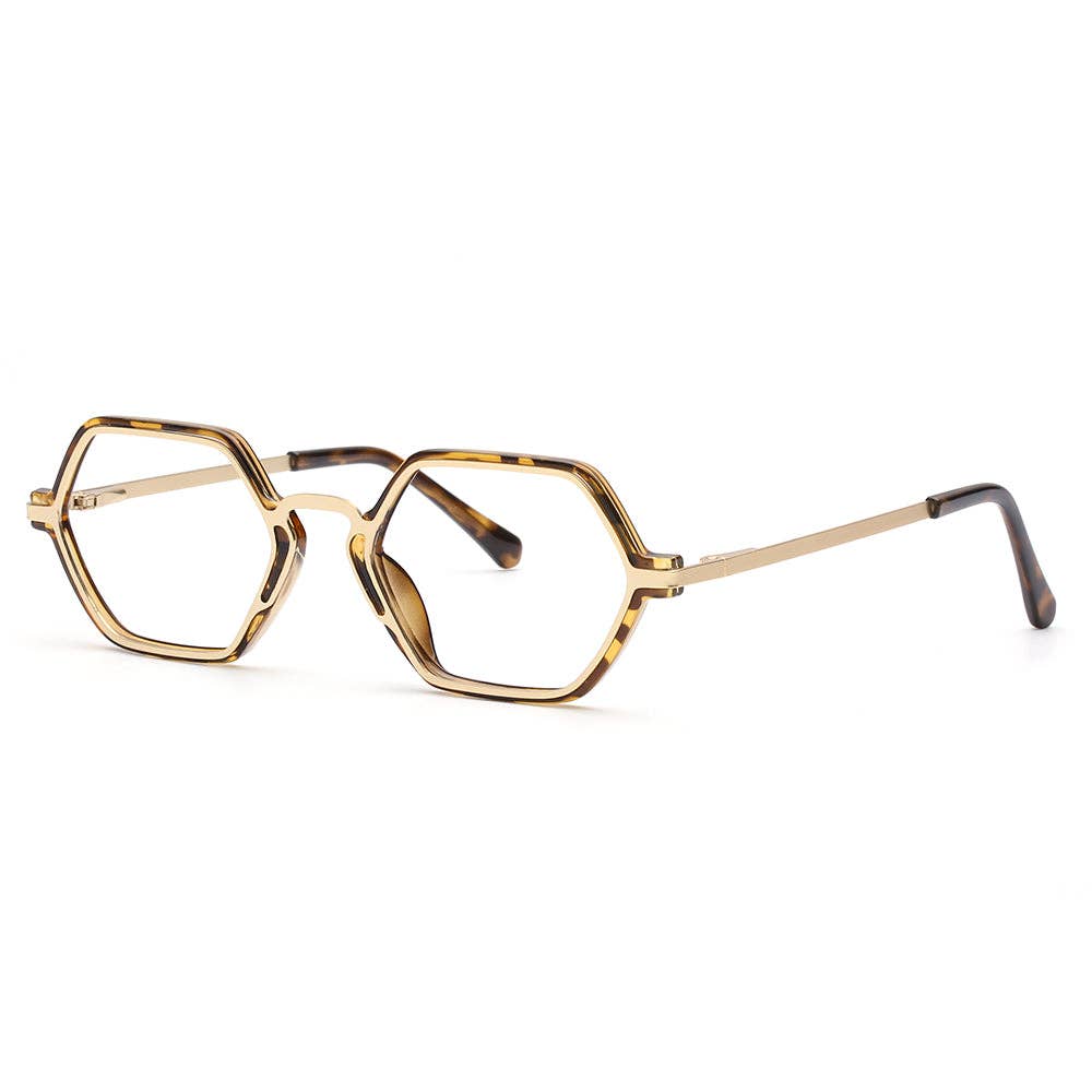 MEL | Matte Gold Frame | Tortoise Accent: 2.50