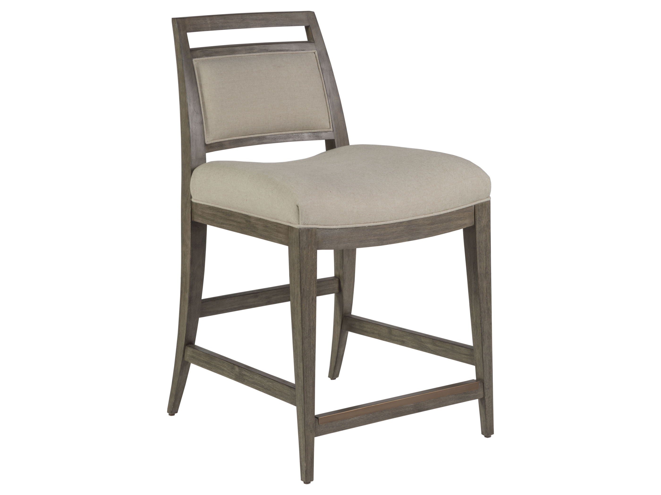 Cohesion Program - Nico Upholstered Counter Stool - Dark Brown