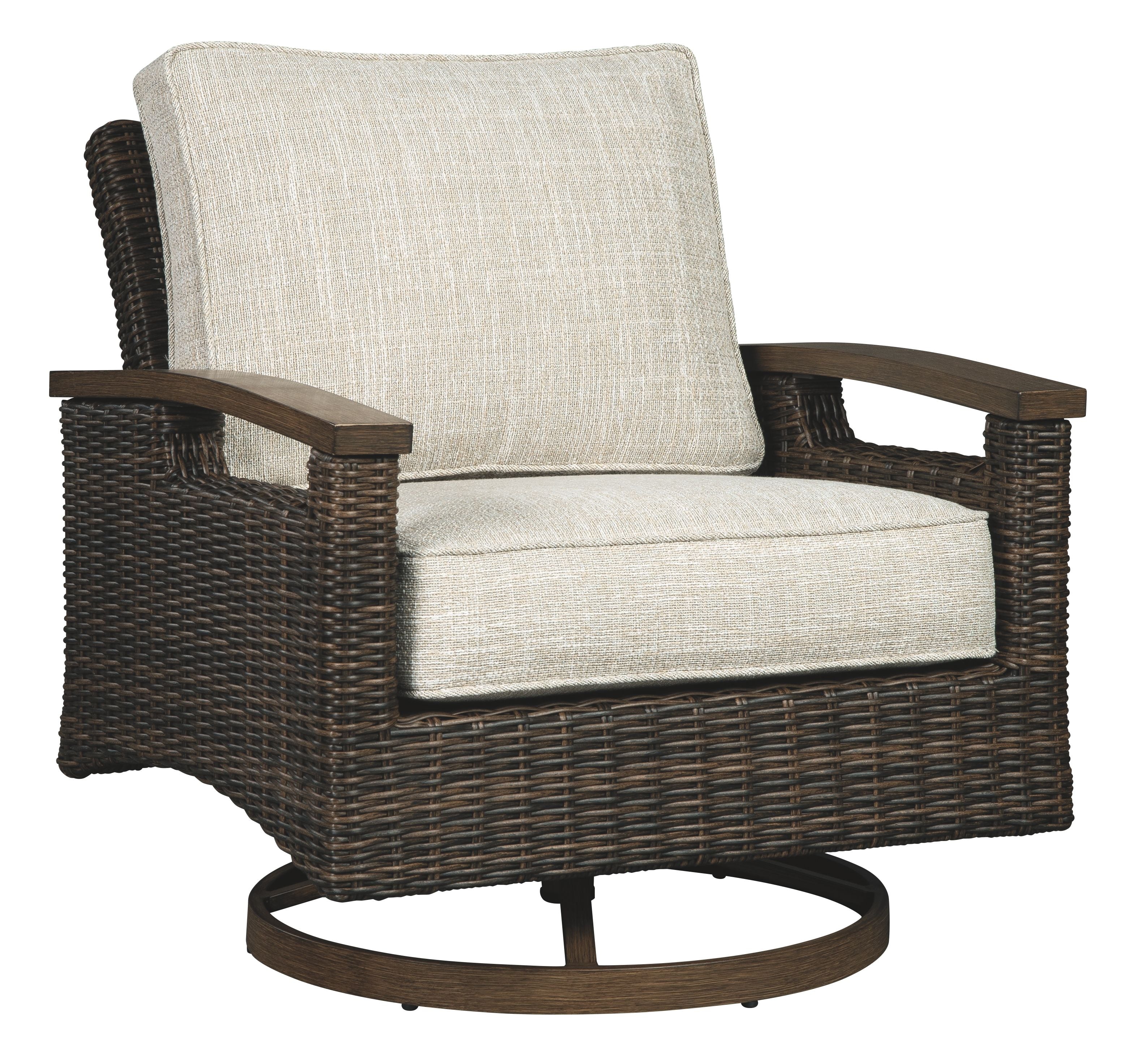 Paradise Trail - Medium Brown - Swivel Lounge Chair (Set of 2)